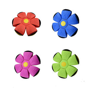 Juguete de Pelota OVNI para Perros con Luz y Rebote Automático, Disco Volador Interactivo para Exteriores, para Perros y Gatos, Limpieza de Dientes de Perro - Product Image 2