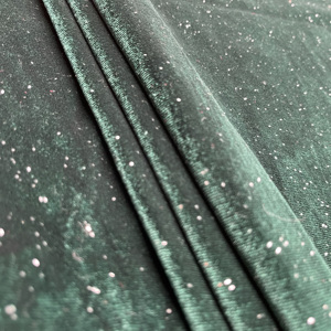 Nóng Bán Màu Ombre Sequin Cô Gái Rắn Dệt Kim Hàn Quốc Nhung Với Sequin Vải Nhung Không MOQ - Product Image 4