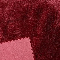 Tissu tricoté en velours uni élégant, résistant à l'usure, 95% polyester 5% élasthanne, 160 cm, 180 g/m², fabrication directe de l'usine Keqiao