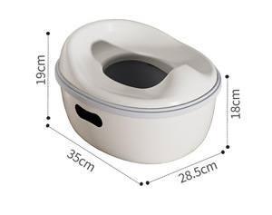 Ensemble <span class=keywords><strong>de</strong></span> pot <span class=keywords><strong>pour</strong></span> tout-petits 3-en-1, 3 modes, 5 couleurs, cuvette amovible, protection anti-éclaboussures, base antidérapante, suspendable au mur, 35x28.5x19cm, OEM - Product Image 5