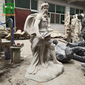 Fiberglas <span class=keywords><strong>Poseidon</strong></span> modeli birincil renk fiberglas Mold kalıp heykeli reçine şekil heykel - Product Image 2