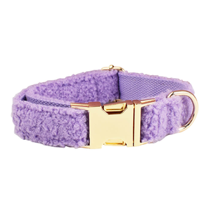 <span class=keywords><strong>Collar</strong></span> de Lujo para Perro de la Serie Oso de Peluche a la Moda, Nuevo Modelo de Poliéster Duradero con Decoración de Cinta Suave y Patrón Sólido - Product Image 6