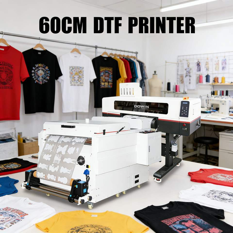 A1 60cm Dual I3200 Printhead Uv DTF Inkjet Printing Roll Film Transfer ...