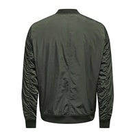 Dernier design fabriqué au Pakistan, veste bomber d'hiver pour homme à col montant, logo sur le devant, haute qualité, coupe-vent, 2026