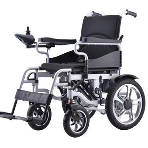 Silla de Ruedas Eléctrica con Carga Máxima de 100kg, 56cm de Ancho Silla de Ruedas Eléctrica Bariátrica T124- 50111XL - Product Image 1