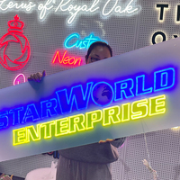 Fabricante NO MOQ Entrega rápida LED de neón personalizado Letrero de luz de neón de letras Nombre Logo Letrero de neón