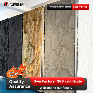 Pannello Murale Impermeabile in <span class=keywords><strong>Poliuretano</strong></span> Effetto Pietra Artificiale, Grande Lastra di Finta Pietra PU - Product Image 4