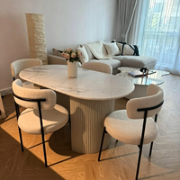 Chaise de salle à manger en bois massif avec coussin moelleux, modèle 2025, prix usine, vente chaude, mobilier de maison pas cher, dernière collection pour restaurant et cuisine