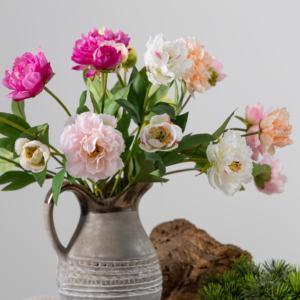 <span class=keywords><strong>Fleur</strong></span> artificielle Tianxiang pivoine en tissu de soie haut de gamme, fabriquée à la main, écologique, style moderne, pour vitrine d'hôtel, décoration de maison, Pâques - Product Image 4