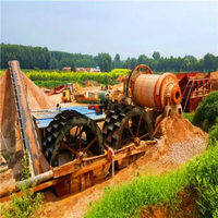 Offre Spéciale : Laveuse de sable industrielle automatique à godets rotatifs 50-100t/h, grande machine de lavage de gravier et de sable à vendre en Chine