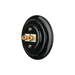 Conector de audio de doble puerto de cerámica blanca Pro-Grade-Placa de pared resistente para una conectividad confiable - Product Image 6