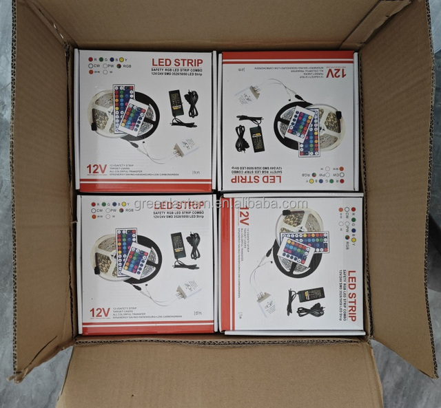 Special Discount 24Key 44Key IR Remote Control LED Mood Light TV Backlight Kit SMD5050 RGB 5M 300Leds IP65 Led Strip Kit