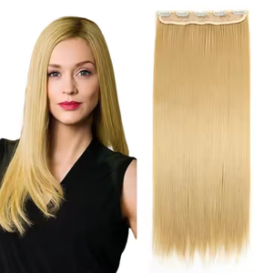 一体式无缝处女接发时尚颜色直发光滑夹入式头发 - Product Image 2