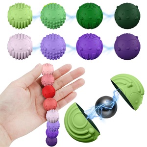 Juguetes sensoriales ISSILI para niños: bolas magnéticas redondas de silicona para aliviar el estrés - Product Image 2