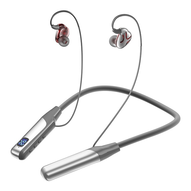 Ultra-Long Standby for Headset Noise Reduction 5.3 Wireless In-Ear Sports Headphones for I Neck-Mounted LED
