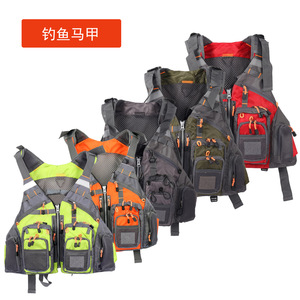 Veste de pêche en polyester respirant multi-fonctions et multi-poches pour la pêche à la mouche en bord de mer, nouvelle conception, en promotion - Product Image 2