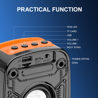 Altavoz Inalámbrico Popular con Radio FM, Subwoofer Estéreo, Bluetooth, Mini Altavoz Portátil para Juegos y Escritorio