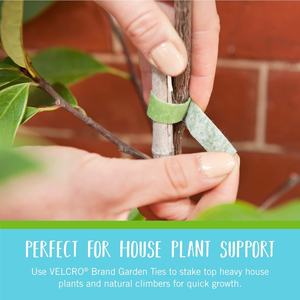 Pour les attaches de plantes réglables de marque | Ruban de jardin vert 75 pi X 1/<span class=keywords><strong>2</strong></span> | Support de plante à boucle de crochet coupé à longueur réutilisable écologique - Product Image 6