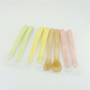 EN71 Food Grade Silicone Spoon Set BPA Free Dishwasher & Microwave Safe Eco-Friendly Durable <b>Toddler</b> Kids Cutlery 0-12 Months - Product Image 1