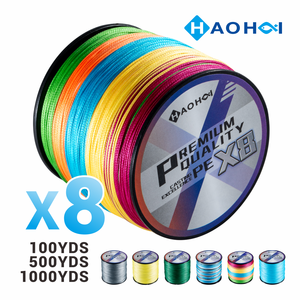 Alta resistencia Multicolor 100% X4 X8 X9 línea trenzada pesca Pe Linha De Pescar - Product Image 3