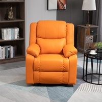 Fauteuil de massage pliable inclinable en tissu, design moderne, une place, pour la maison, le bureau et le salon