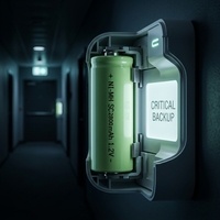 Batterie NiMH à faible autodécharge 1,2 V, cellule industrielle pouvant être assemblée en pack de batteries avec connecteur personnalisé OEM