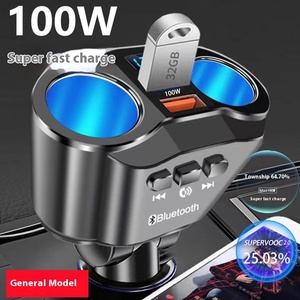 Dual USB Port Car Charger Car <strong>Cigarette</strong> <strong>Lighter</strong> <strong>Socket</strong> with LCD Display with <strong>2</strong>-Port Car <strong>Splitter</strong> - Product Image 5