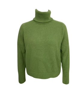 <span class=keywords><strong>Jersey</strong></span> de <span class=keywords><strong>cuello</strong></span> <span class=keywords><strong>alto</strong></span> informal para primavera e invierno de alta calidad para <span class=keywords><strong>mujer</strong></span>, suéter elegante de longitud larga tejido sólido transpirable de talla grande - Product Image 2