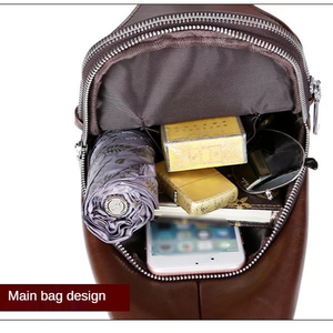 Zarif Moda PU Deri Bel Çantası Spor Eğlence Sapan Göğüs <span class=keywords><strong>Bum</strong></span> Çanta - Product Image 2