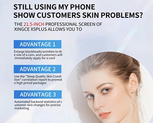 Integración DE DATOS DE PANTALLA DE 21,5 pulgadas 9 imágenes espectrales Facial AI Análisis Inteligente WIFI escáner facial analizador de piel máquina de Spa - Product Image 4