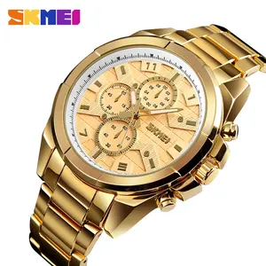 skmei 1378 luxury watch dropshipping janpan movt quart watch price gold watch bands