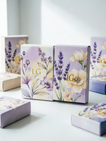 Boîte d'emballage en papier de style cosmétique personnalisée pour cadeaux de festival avec logo