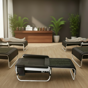 เตียงนวดความร้อนบำบัดหินร้อนแบบปรับได้สำหรับร้านเสริมสวย V4 V3ต้นแบบหยกหรูหราสามารถผ่อนคลายได้ - Product Image 1