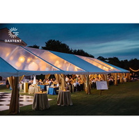 Carpa 10x20 con Techo Blanco y Lona Transparente, Toldo 20x40, Carpa para Fiestas 5x10, Estructura de Acero y PVC 14x14 con Paredes, Carpa Plegable Profesional 8x10m