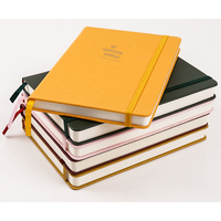 Agenda académique 2026 personnalisé avec logo gravé en creux, ligné, couverture rigide en PU, format A5 A4 B5, carnet de gratitude, journal, planificateur