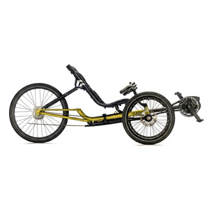 TERRATINE Recumbent Trike 26 <b>Inch</b> Aluminum Frame Dual Suspension Disc Brake MountainBike 10 Speed Off-Road - Product Image 1