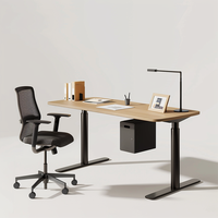 Table élévatrice électrique ergonomique à double moteur, réglable en hauteur, bureau debout pour ordinateur Bureau personnalisé assis-debout