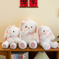 Peluche personnalisée mignonne en forme de papillon, lapin, chat, ours, jouet en peluche pour bébé, animaux en peluche pour enfants, cadeaux promotionnels pour anniversaires, vente en gros