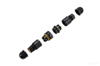 Connecteur étanche Greenway M684-C IP68 2 voies Plug & Play Nylon 24A 450V 05-25mm² V0 Ignifuge ETL CE UKCA CB RoHS