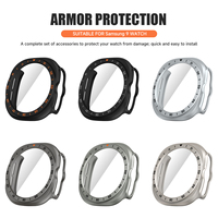 Protection d'écran en verre trempé et coque en plastique anti-rayures pour Samsung Galaxy Watch Ultra 2 47mm 2026