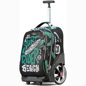 Free Sample Waterproof Wheeled Rolling Backpack Laptop Backpack for Travel,Good Gift for Men <b>Carry</b> <b>on</b> Luggage Business <b>Bag</b> - Product Image 3