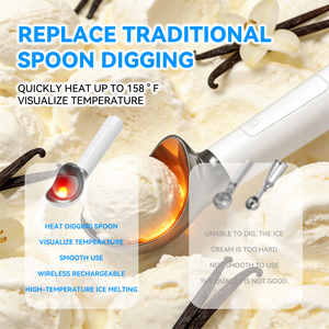Cuchara Eléctrica Recargable para Helado Duro con Calefacción, Modelo 2026 Mejorado - Product Image 5