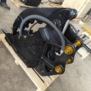 Pince <span class=keywords><strong>hydraulique</strong></span> compacte pour mini-excavatrice de 0,8 à 5 tonnes, pince de godet pour aménagement paysager, manutention de roches et de grumes, à souder, NM400 - Product Image 3
