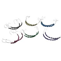 Appareils dentaires orthodontiques en acier inoxydable, décoratifs, couleurs variées, tendance, blanchiment des dents, qualité alimentaire, classe I