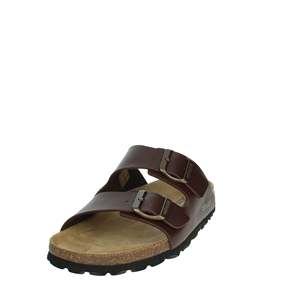 Grunland Pantoufles pour hommes CB3013-40 Sandales confortables en cuir marron - Product Image 6