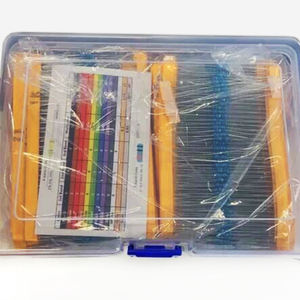 Pasif bileşen 2600 adet/grup 130 değer 1/4W 0.25W 1% Metal Film dirençler çeşitli paket kiti değişken dirençler - Product Image 1