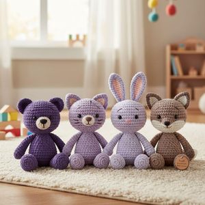 Hilo de Algodón Teñido de 5 Hebras de Grosor Medio, Material para Tejer a Crochet, Hilo Mezclado Hecho a Mano para Bufandas, Muñecas, Zapatos y Otros - Product Image 2