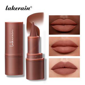 Matita per Labbra Lakerain, Rossetto Opaco Nero e Marrone, Impermeabile, Non Appiccicoso, Matita Contorno Labbra, Trucco per Labbra - Product Image 3