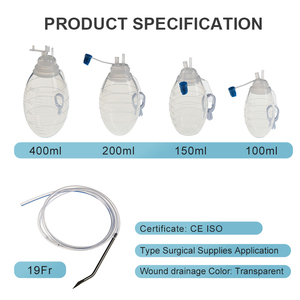 Chirurgisch Medisch Wond Drainagesysteem Met Siliconen Afvoerbuis - Product Image 5