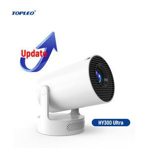 Topleo Xách Tay Video Chiếu Nhà Ngắn Ném Đa Phương Tiện LED <span class=keywords><strong>LCD</strong></span> Mini Ngoài Trời Hy300 Ultra <span class=keywords><strong>HD</strong></span> Thông Minh <span class=keywords><strong>Android</strong></span> 4K Máy Chiếu - Product Image 1